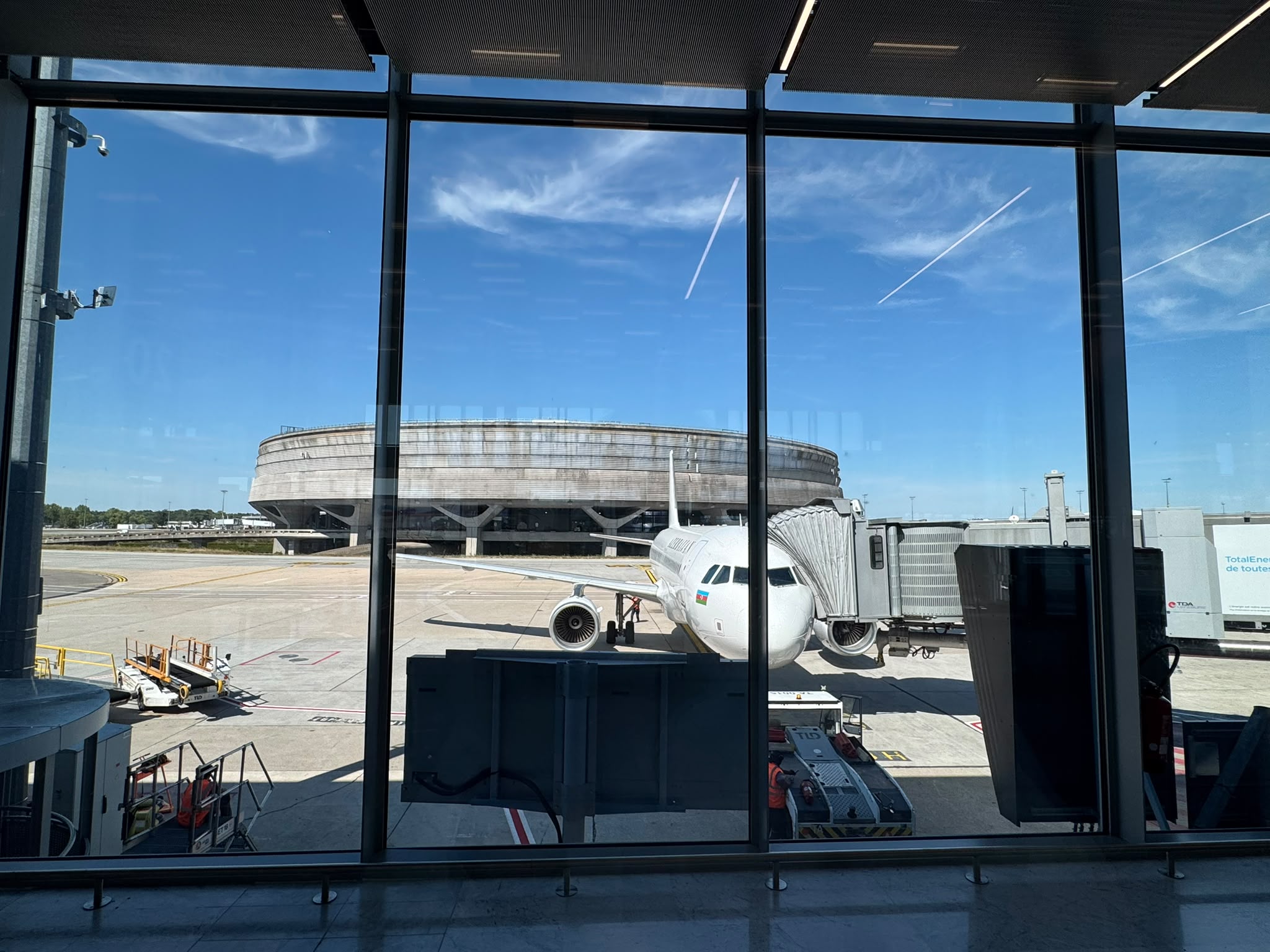 aircraft at the airport apron