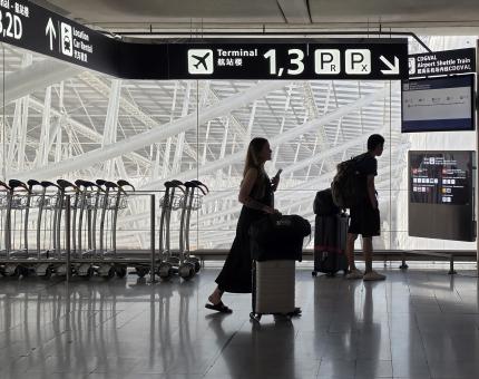 airport bagage trolley 
