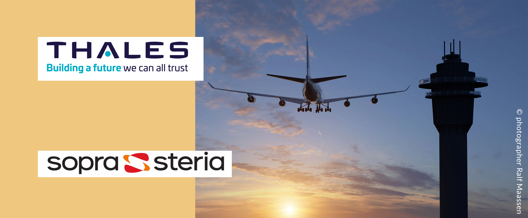 Thales and Sopra Steria announce strategic partnership enabling digital transformation of European Air Traffic Management