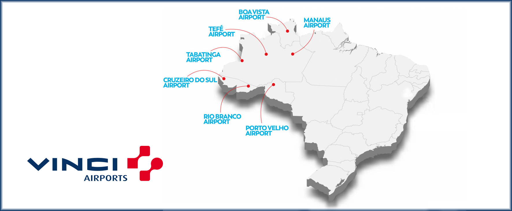 VINCI Airports termine les travaux de modernisation des sept aéroports opérés en Amazonie