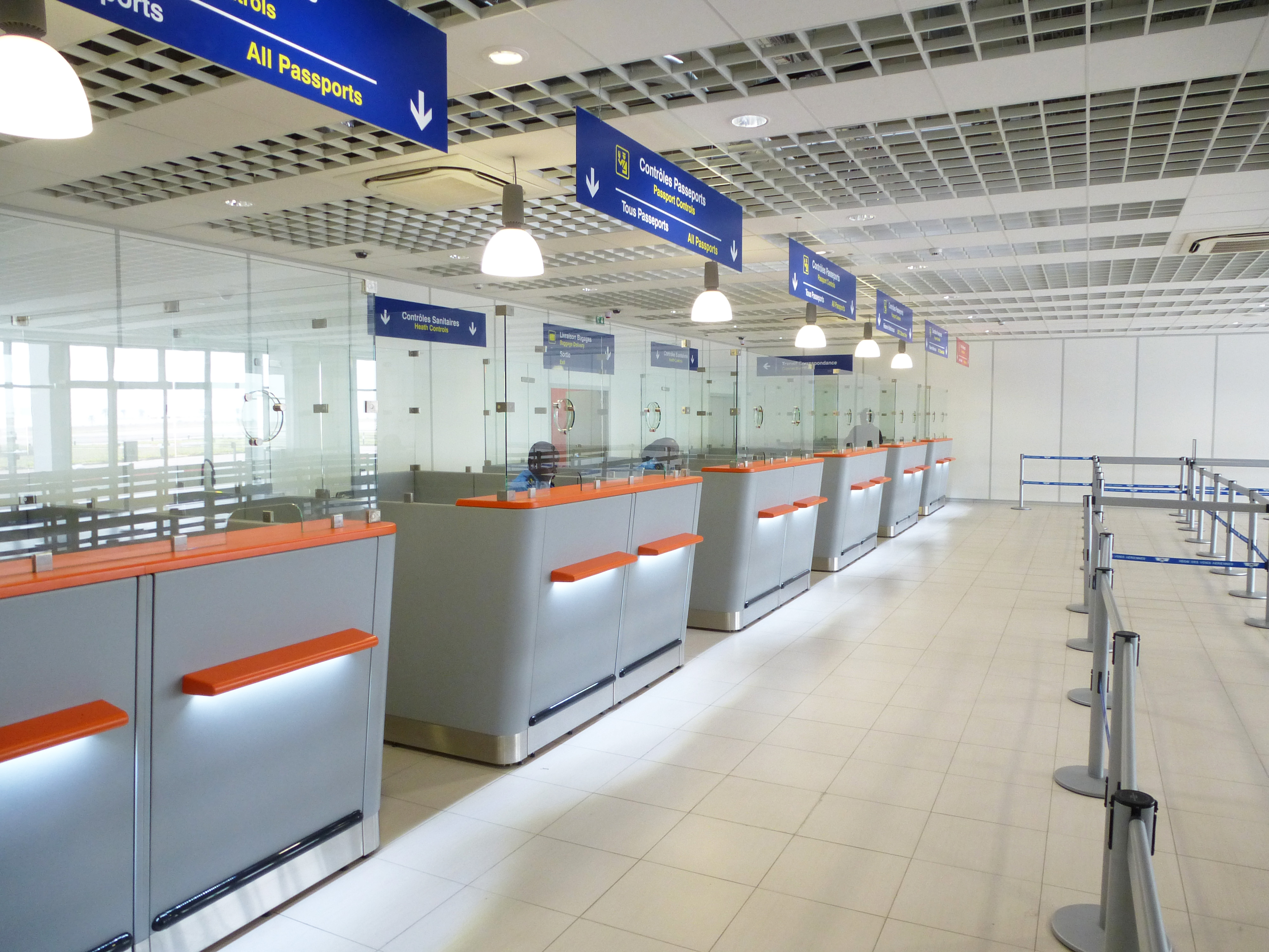 Conception et réalisation du terminal international de l'aéroport N'Djili à Kinshasa (2015)