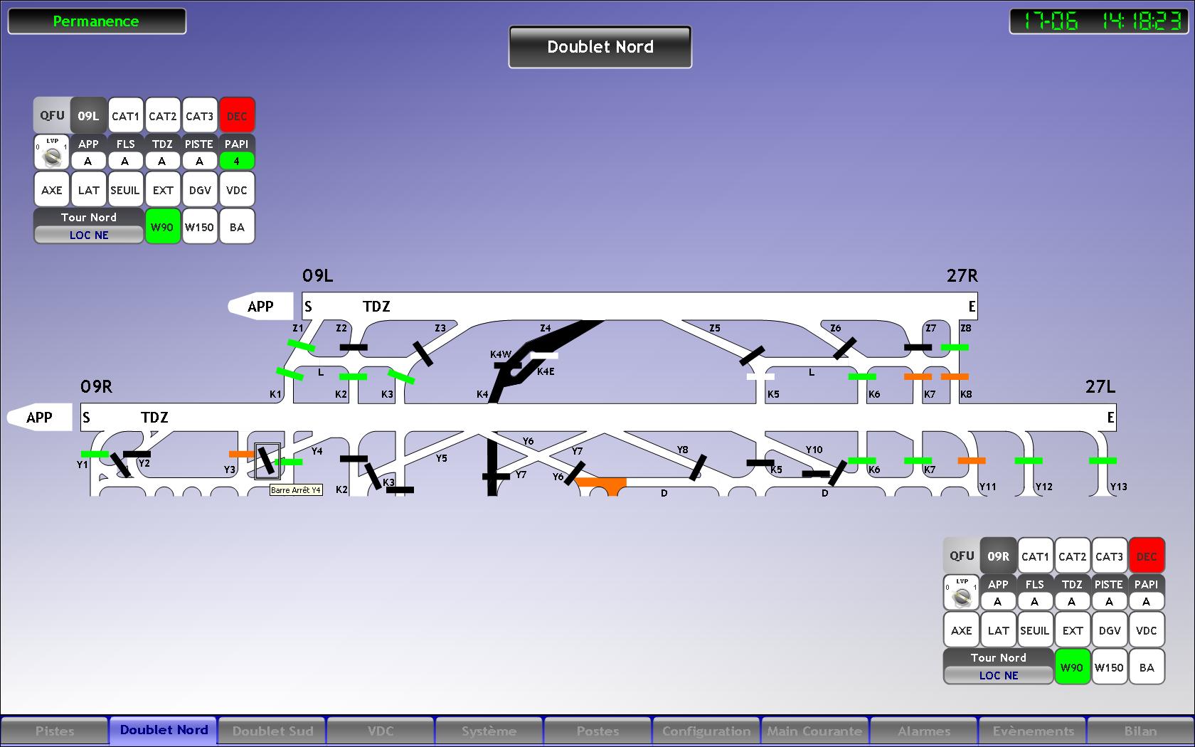 Supervision de balisage de piste d'aéroport et automatisation