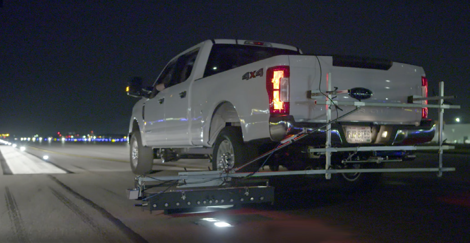 Mesure de la photométrie des feux de piste