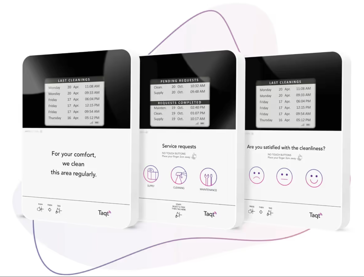 Feuille de pointage pour les sanitaires des aéroports