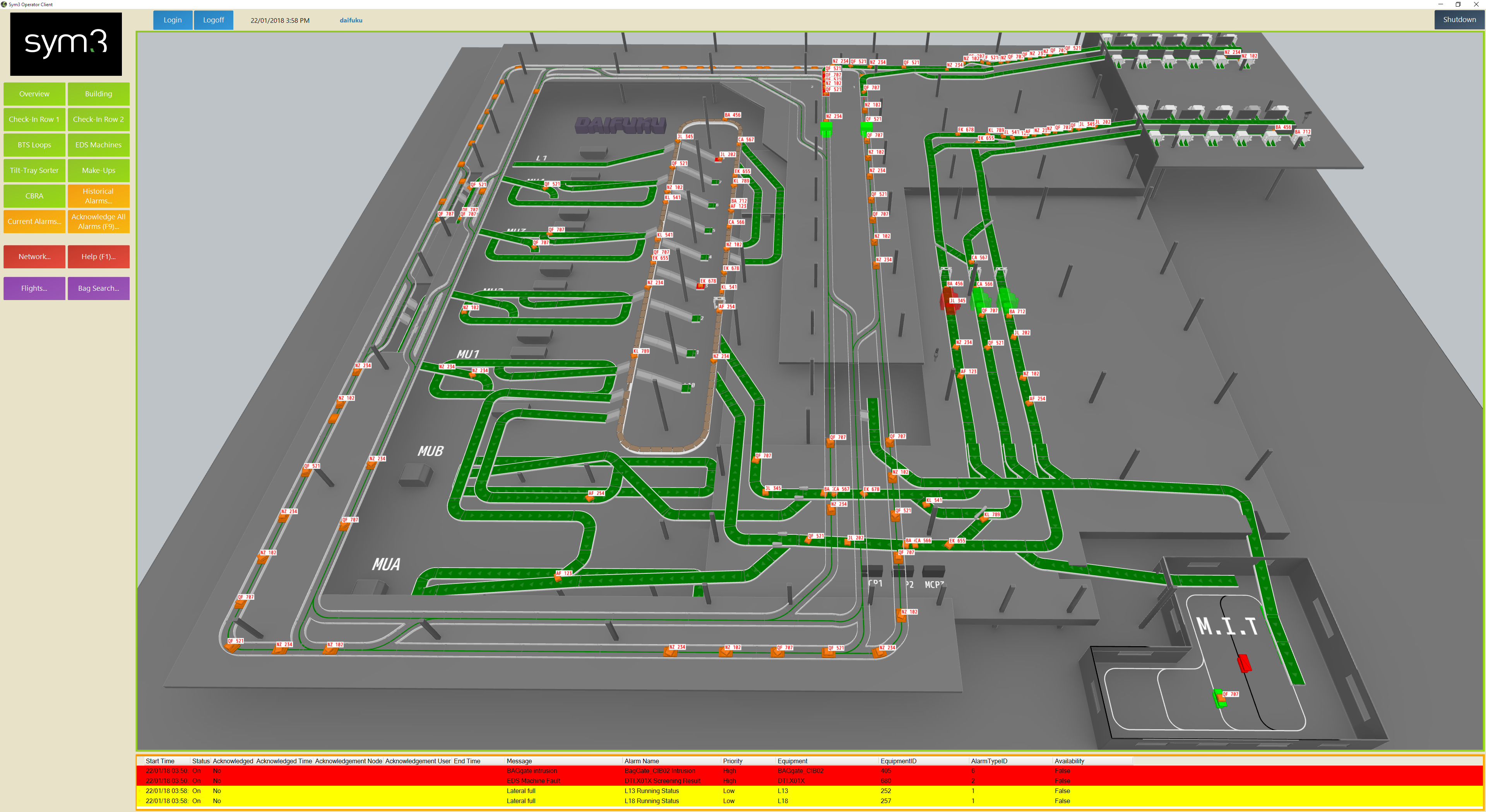 SYM3, un suivi en temps réel des bagages