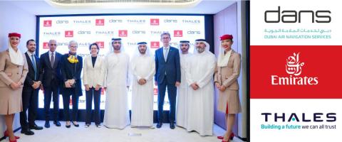 Research agreement between Thales, dans & Emirates Airlines