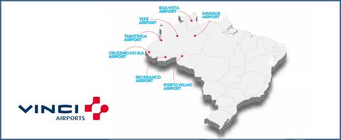 VINCI Airports termine les travaux de modernisation des sept aéroports opérés en Amazonie